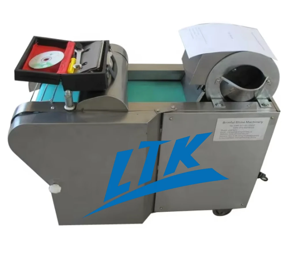 

300-1000kg/h Multi-Function Vegetable Potato Carrot Slicer New Electric Cutting Machine CE Certification Customizable Home Use