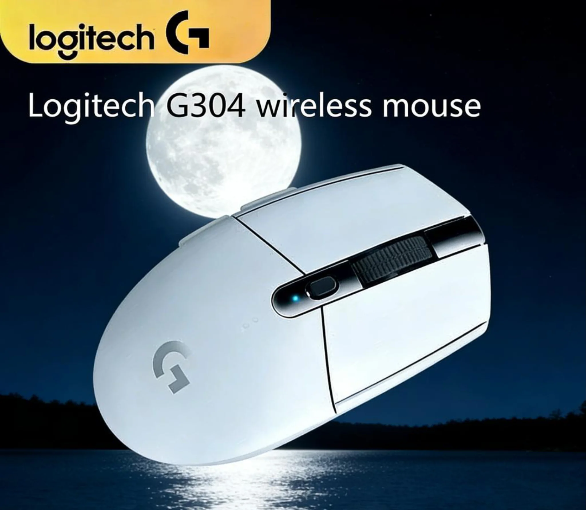 

Logitech G304 Light Speed Wireless Gaming Mouse 2.4G Portable Notebook Desktop Compatible Ergonomic Lightweight Design for Game