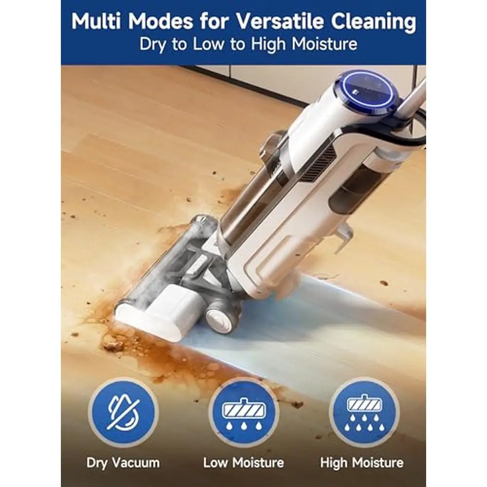 مجموعة ممسحة كهربائية iVapor S5 3 في 1، أرضيات صلبة، تنظيف عميق، أوضاع متعددة، ملحقات التنظيف الذاتي