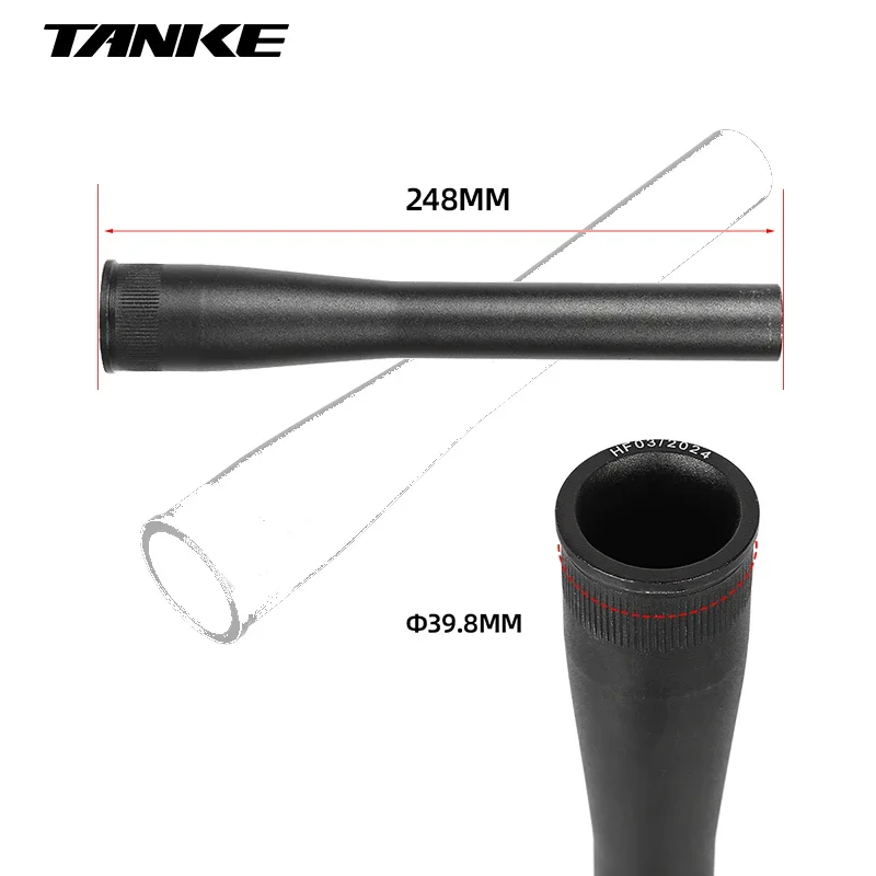 TANKE Aluminum Alloy Mountain Bicycle Front Fork Head Tube Air Front Suspension Straight Tapered standpipe Cycling Accessories