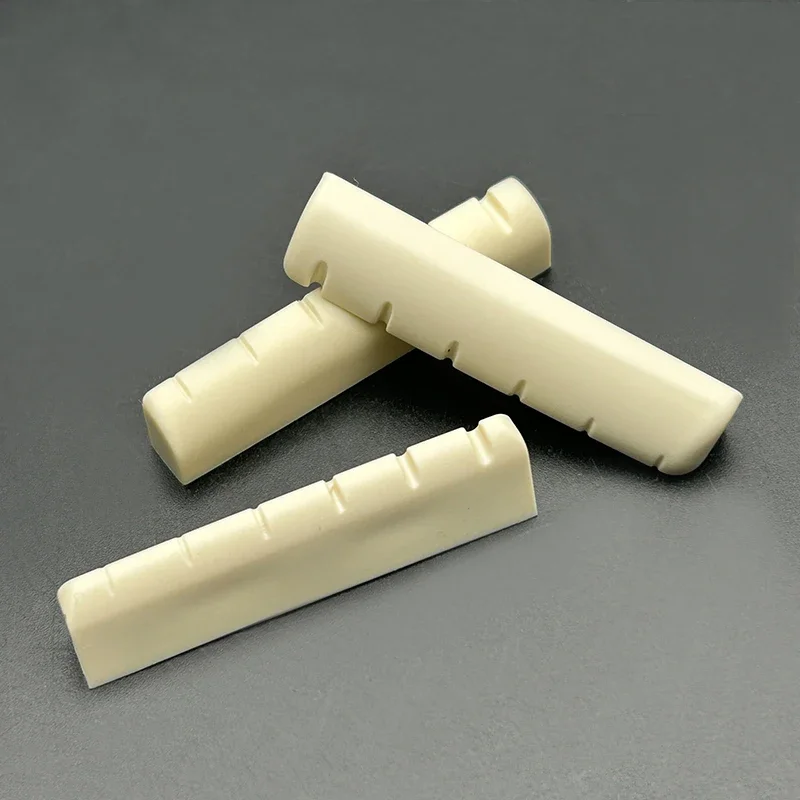 

30Pcs Acoustic Guitar Nut Folk Guitar Nut Plastic 43/42MM R320/R400 Ivory