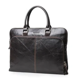 Cowhide New Men Luxury Trend Messenger Bag Fashion High-end Casual Laptop Handbag Genuine Leather Business Cosy Office Briefcase