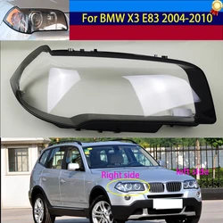 Fit For BMW X3 E83 2004-2010 Car Light Lamp Shell HeadlampCover Lens Headlamps Transparent Glass Lampshade Shell