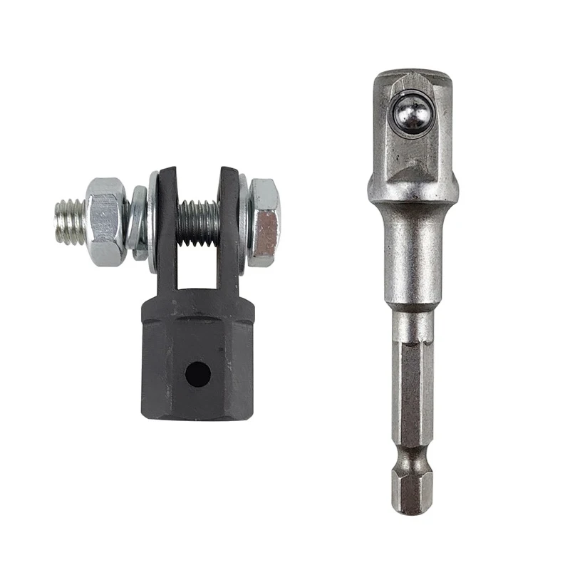 1/2 Inch Scissor Jacks Adaptor Drive Impact Wrench Adapter Tool Jack Shear Chrome Vanadium Steel Adapter Steel Ball Joint Rod