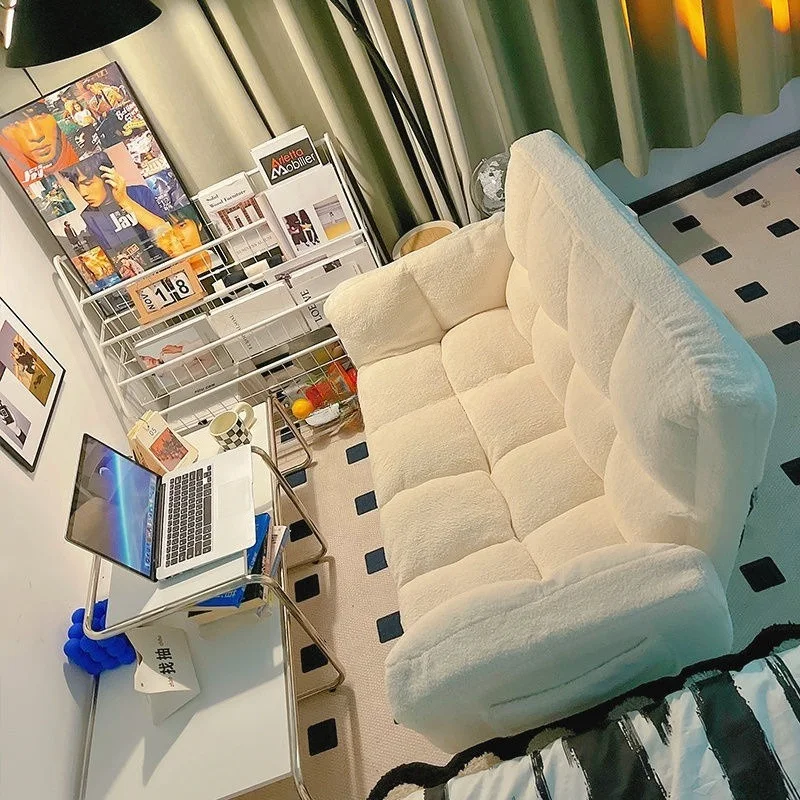Sofa Small Apartment Rental Bedroom Double Economy Clothing Store Two Bedroom Fabric Small Sofa Internet Celebrity