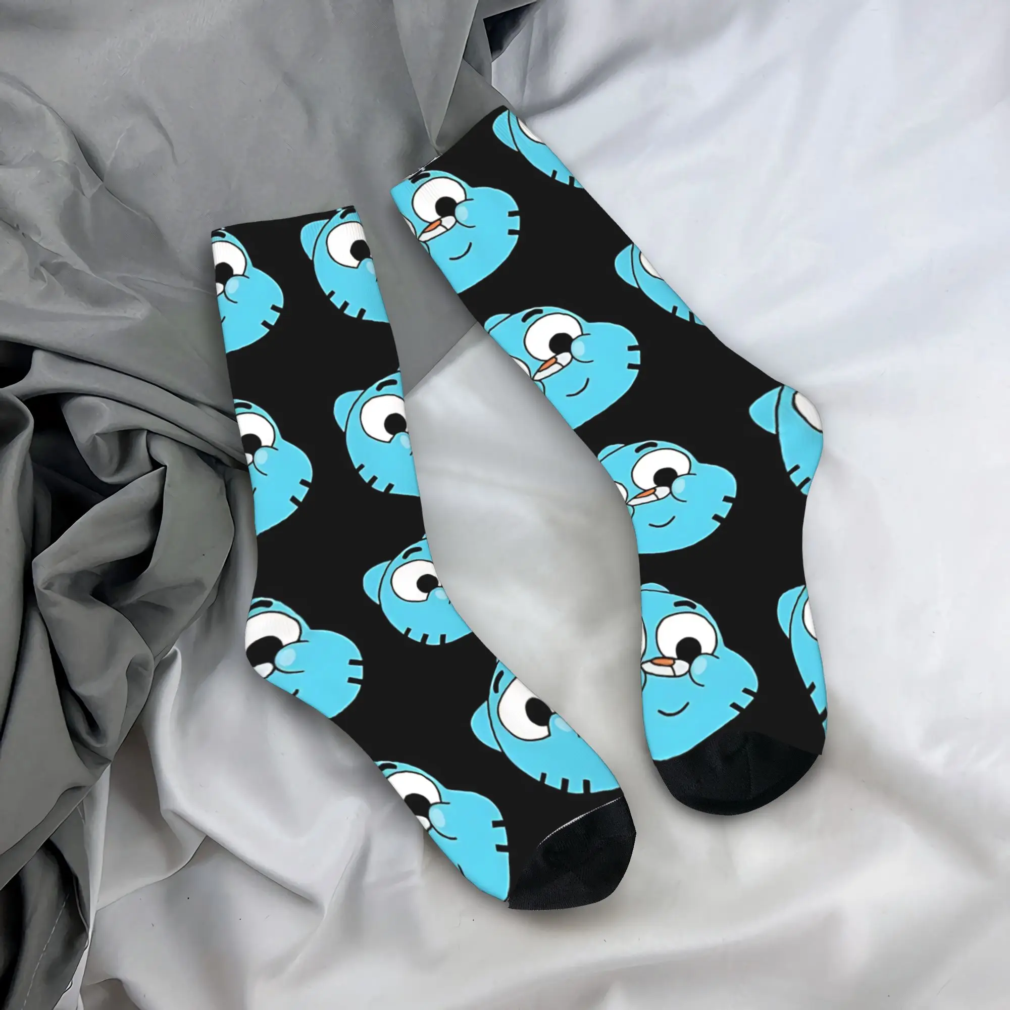 

Gunballs Face Stockings Retro Socks Men High Quality Socks Spring Running Sports Printed Anti Skid Socks Gift