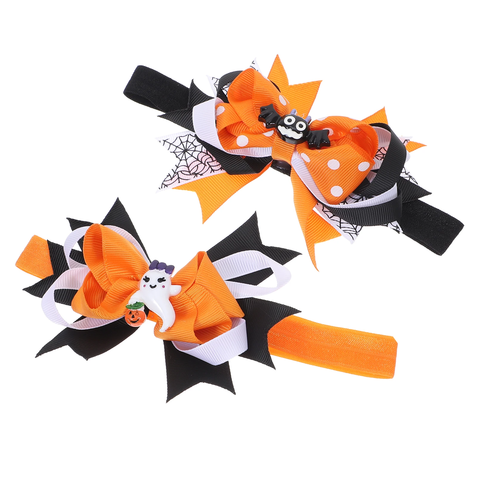 

Bow Headbands for Kids Girls Baby Hairpin Halloween Clip Newborn Infant Bowknot Accessories Non Fading Durable Gifts