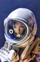 1/6 Scale Soldier Astronaut Helmet Model for 12'' Male&female