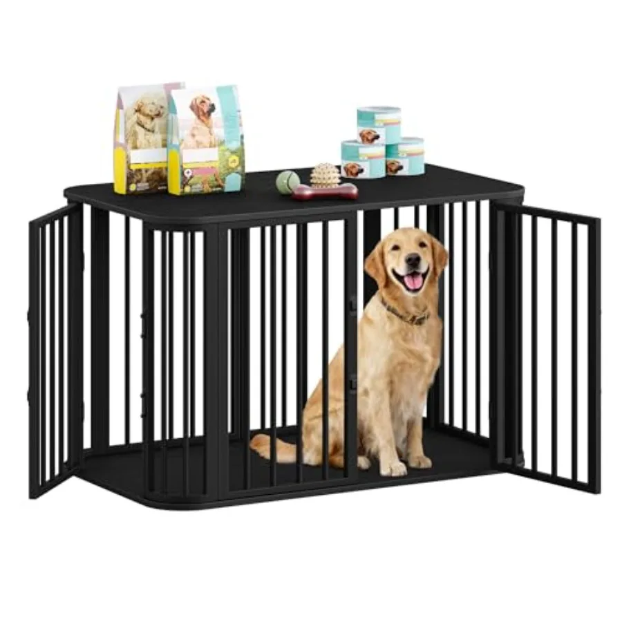 39.4'' Dog Crate Furniture L Indoor Dog Kennel for Small/Medium/Large Dogs Modern Decorative Pet House with Anti-Chew Anti-Esca