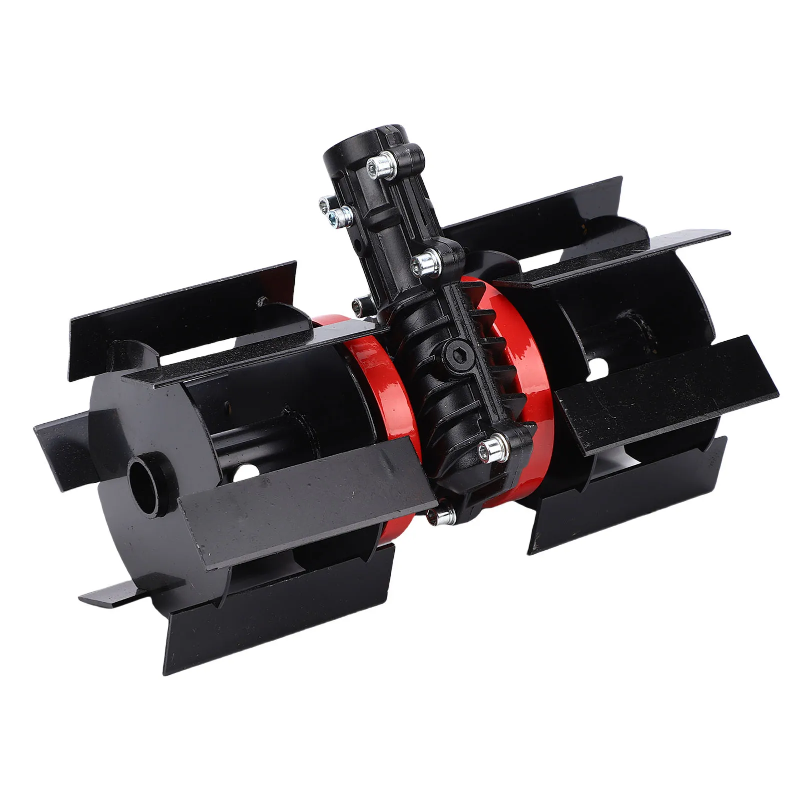 7 Zähne Universal-Mäher-Unkrautrad zum Lösen des Bodens, Gartenzubehör zum Lösen von Graben, 26 mm Rohr-Innendurchmesser