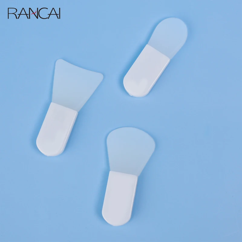 Brochas de maquillaje para el cuidado de la piel, 3 piezas, SPA, máscara Facial de silicona profesional, limpiador Facial, masajeador, herramientas de belleza