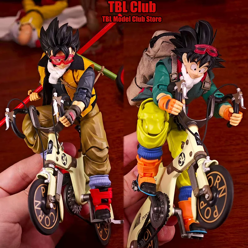 

1/12 Scale Male Clothes Dragon Ball Son Goku Kakarotto Martialist Saiyan Motorcycle Vest For 6-inch Action Figure Soldier Scene