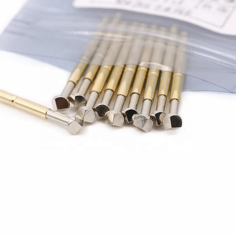 P100-T2 Test Probe Diamond Type Test Diameter 1.36mm Length 33.35mm for PCB Test Probe IC Pogo Pin