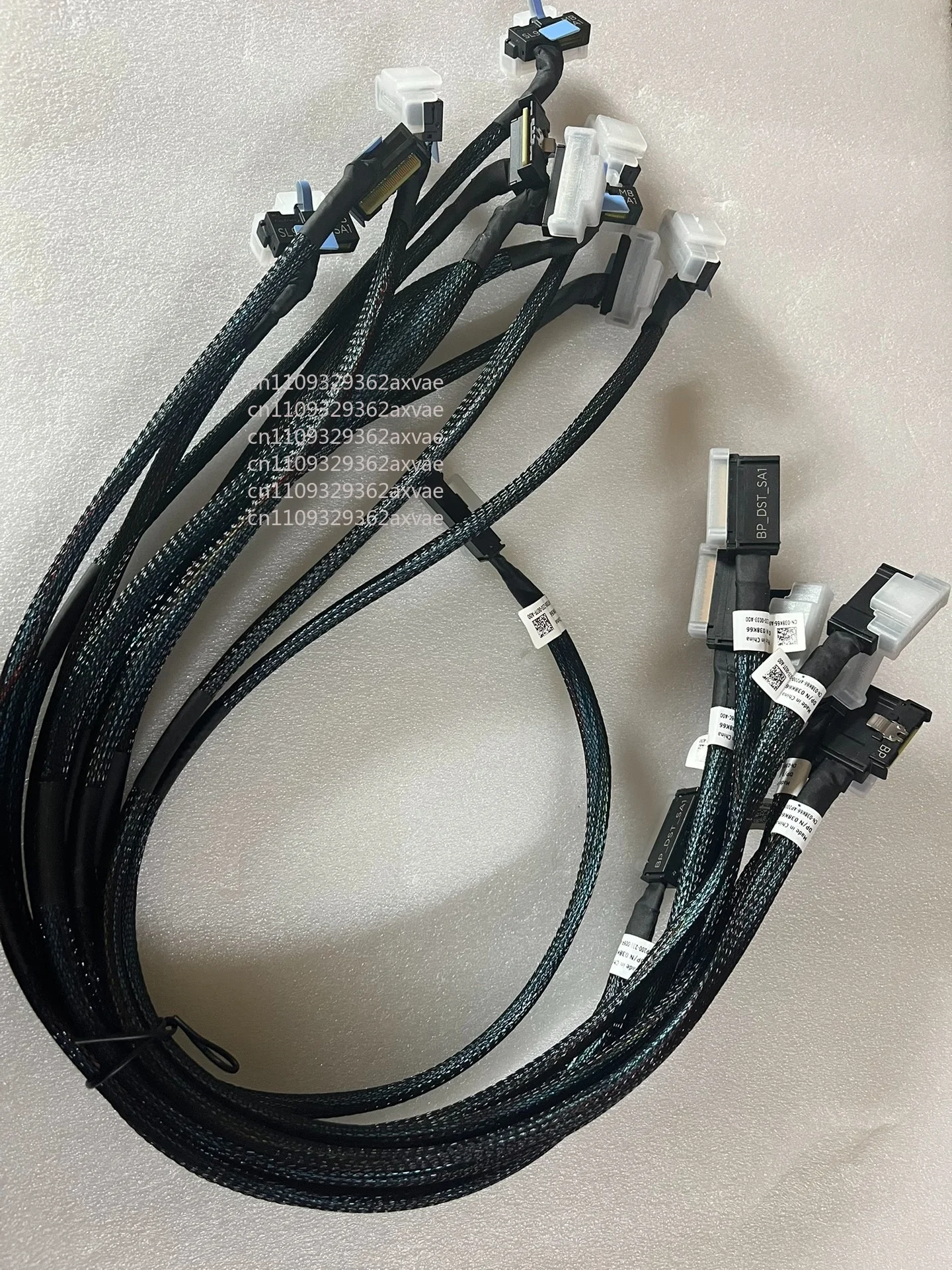 1PC New For Dell SAS‑SATA Backplane Signal Cable 38K66 038K66 For PowerEdge R450 R650XS 4‑Bay 3.5