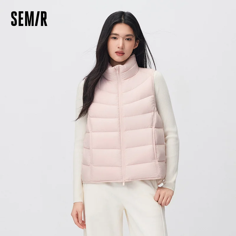 Semir Women Down Vest Water Repellent Lightweight 90 Percent Down Fill Quilted Versatile 2026 New Winter Daily Wear