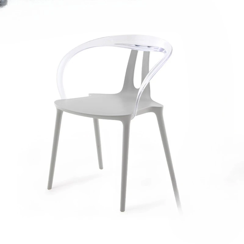

Nordic transparent dining chair minimalist light luxury household non-acrylic chair