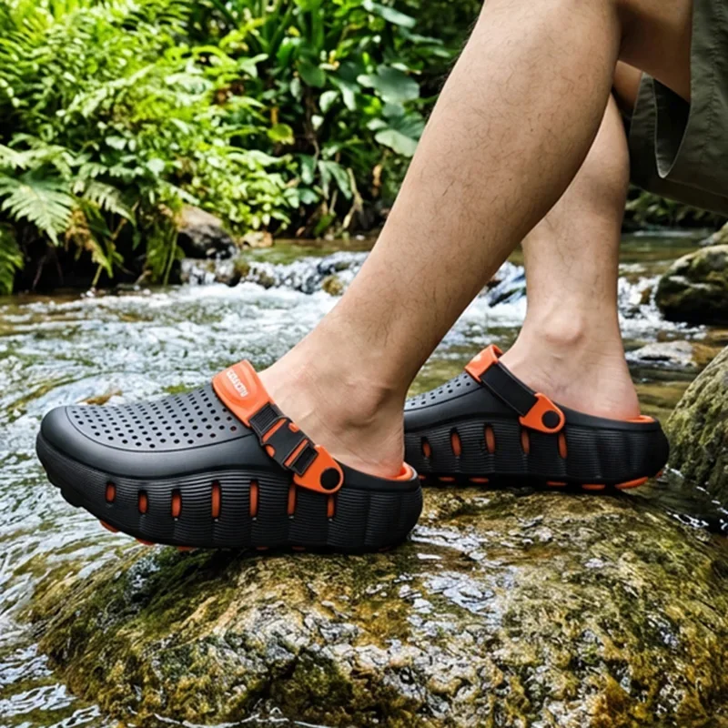 Outdoor Non Slip Beach Sports Sandals Women 2026 Summer Soft Thick Bottom Clogs Woman Comfortable Closed Toe Eva Drive Sandles - view 2