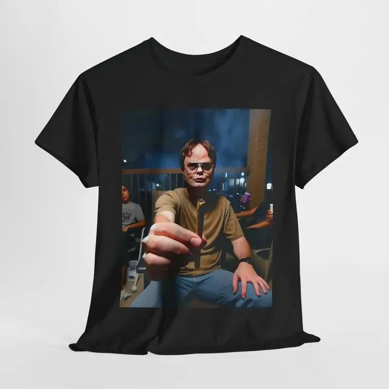 Funny Dwight Passing Blunt T Shirt The Office Sarcastic TV