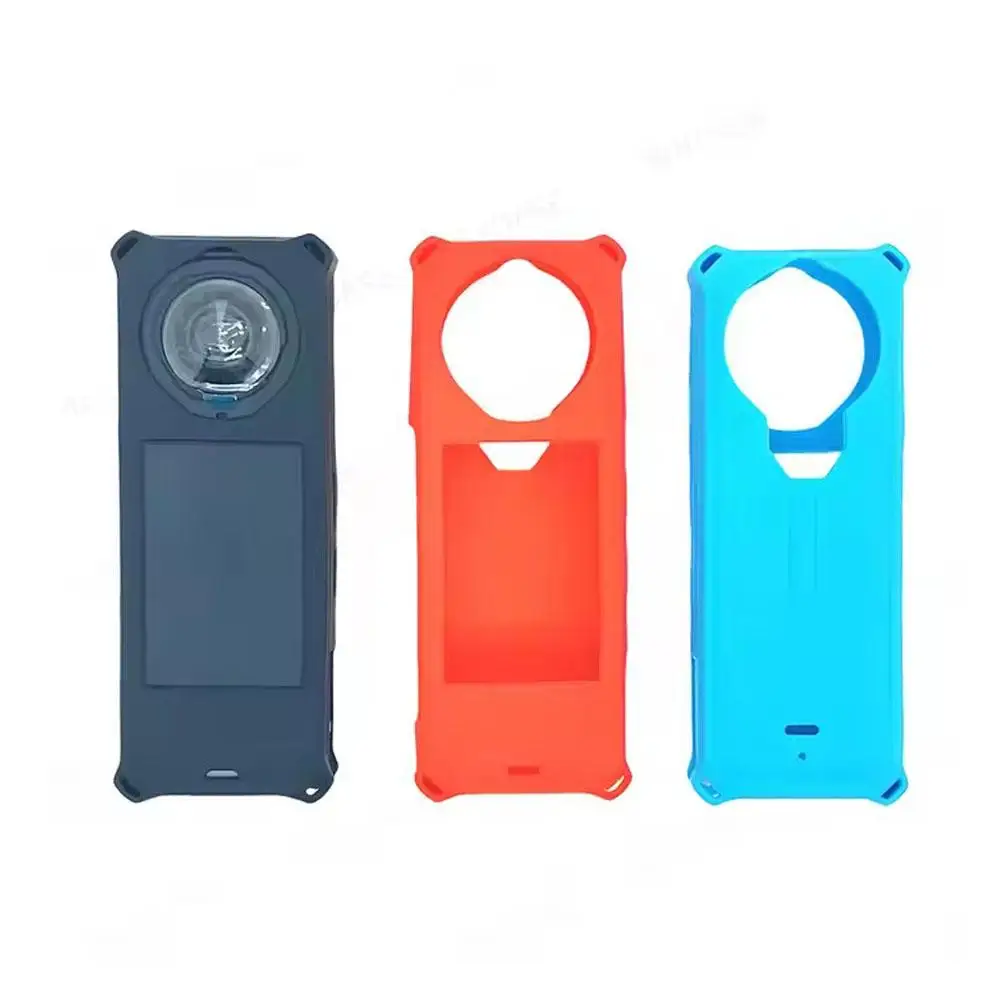 

For Insta360X5 Silicone Camera Protective Case With Lens Protector Cap for Insta360 X5 Body Protective Case Camera Accessor X4D0