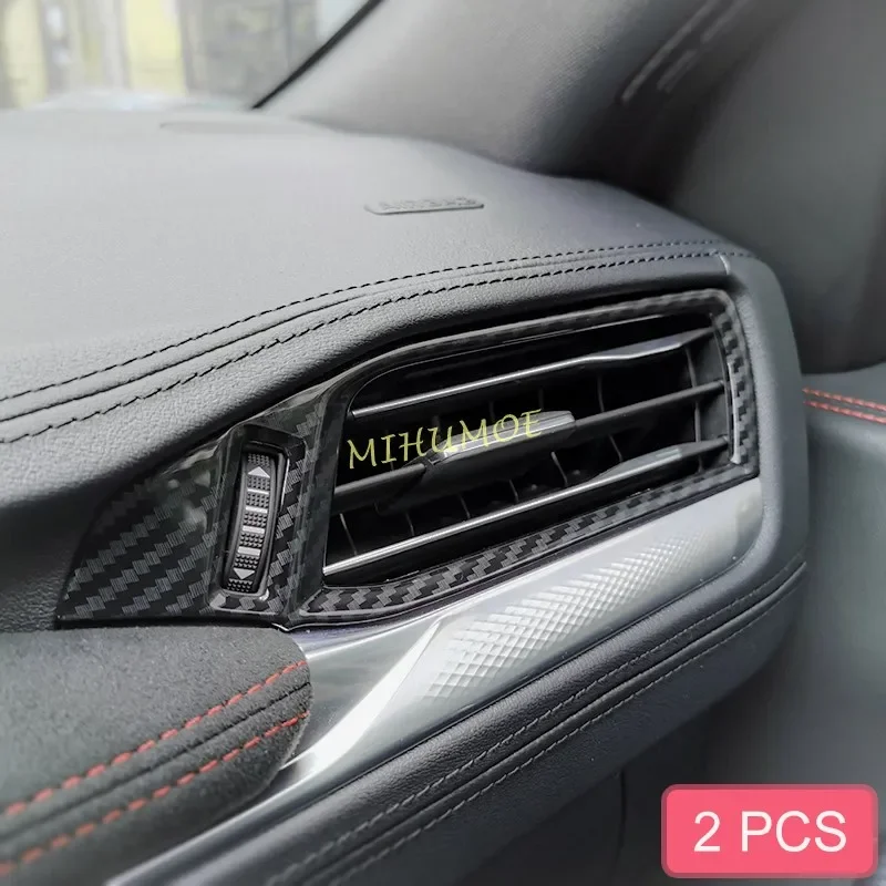 Image of Kohlefaser-Armaturenbrett-Seiten-Entlüftungsabdeckung für Ford Escape Kuga 2020 2021 2022 2023 2024 2025