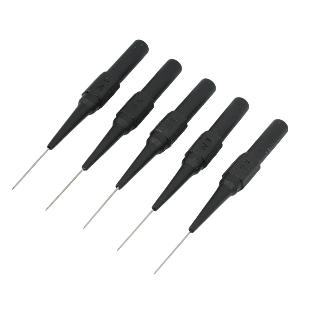 Piercing Needle Test Probes Needle 20 X 0.7 Mm Plastic Stainless Steel Needle 30V-60V Current 1A Fit For Multimeters