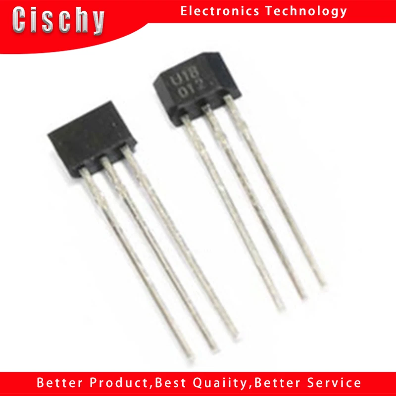 

10pcs U18 US1881 TO-92 OH188 1881 U18 TO92 Hall Effect Sensor Magnetic Detector Hall Sensor Motor