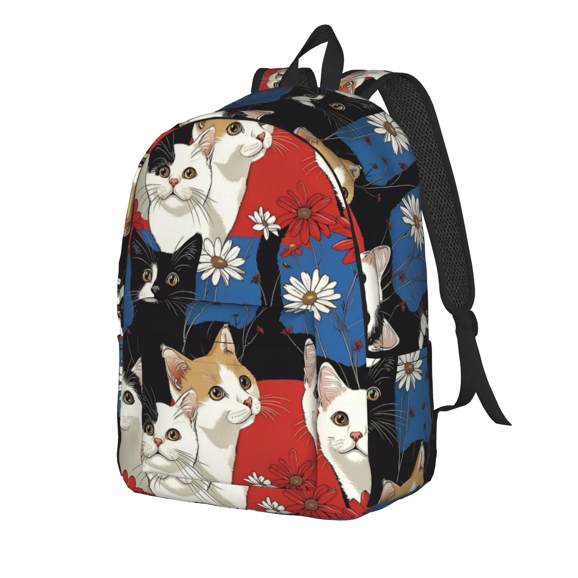 Kittens in the wild  Backpack for Men Women Cool Student Hiking Travel Daypack Cats Pattern Laptop Shoulder Bag Gift