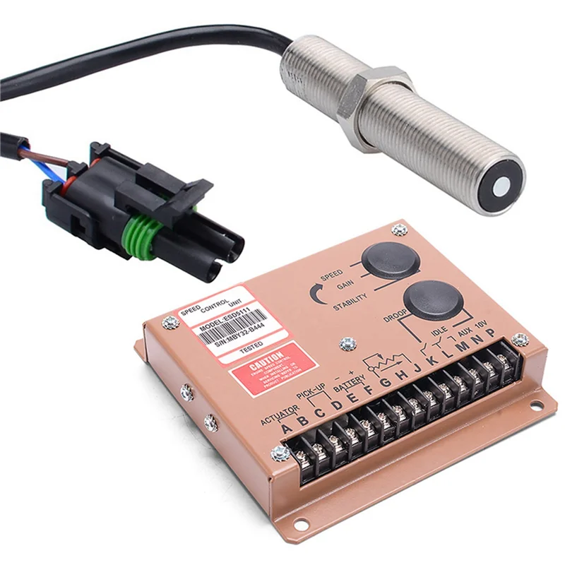 AT29-3034572 Magnetic Pickup Mpu Generator Speed Sensor With Engine Motor Speed Regulator ESD5111 Genset Controller
