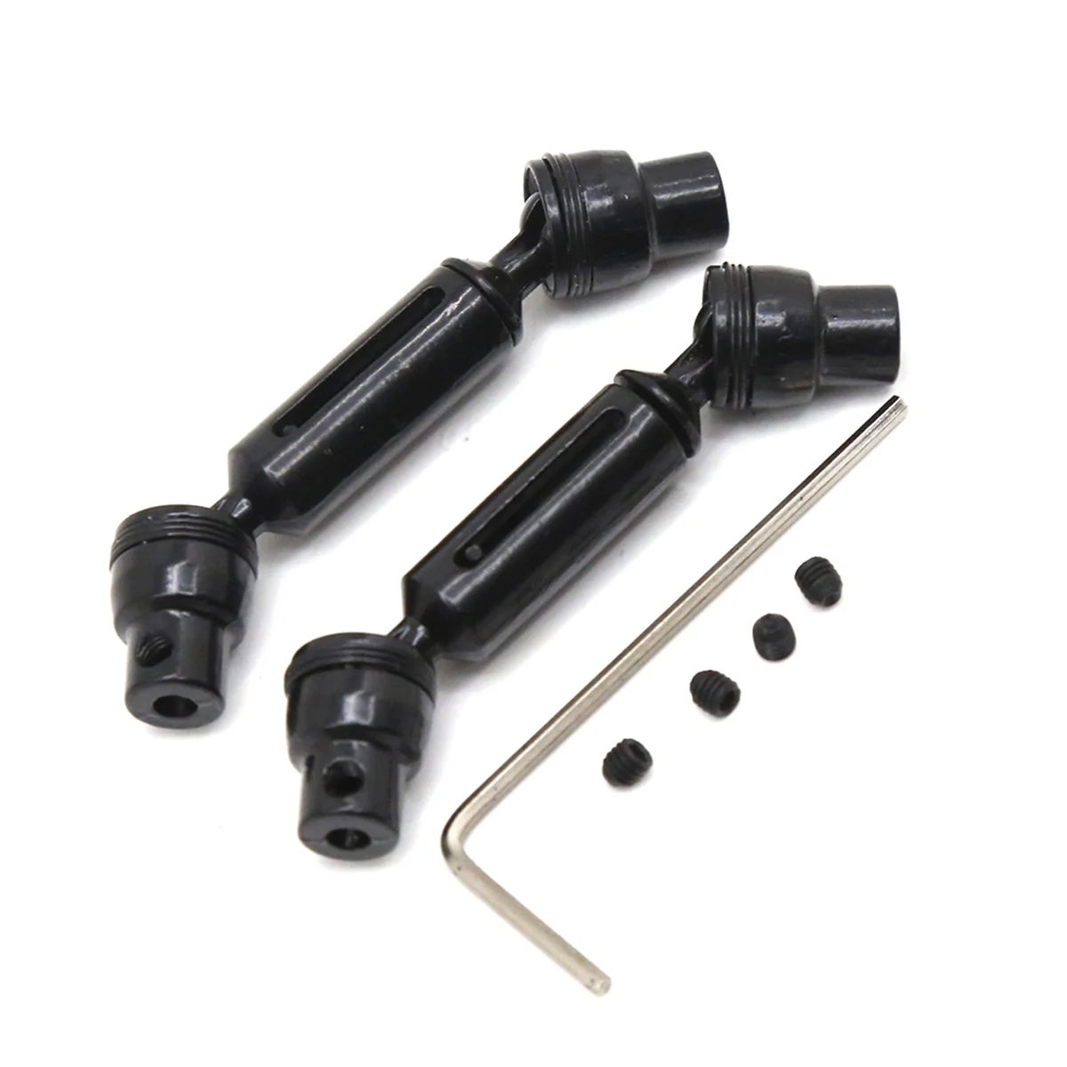 RC Crawler Wheel Axle Kit, for WPL W170 RC Car Metal Front Middle Rear Axle Steel Gear Drive Shaft RC Car Upgrades