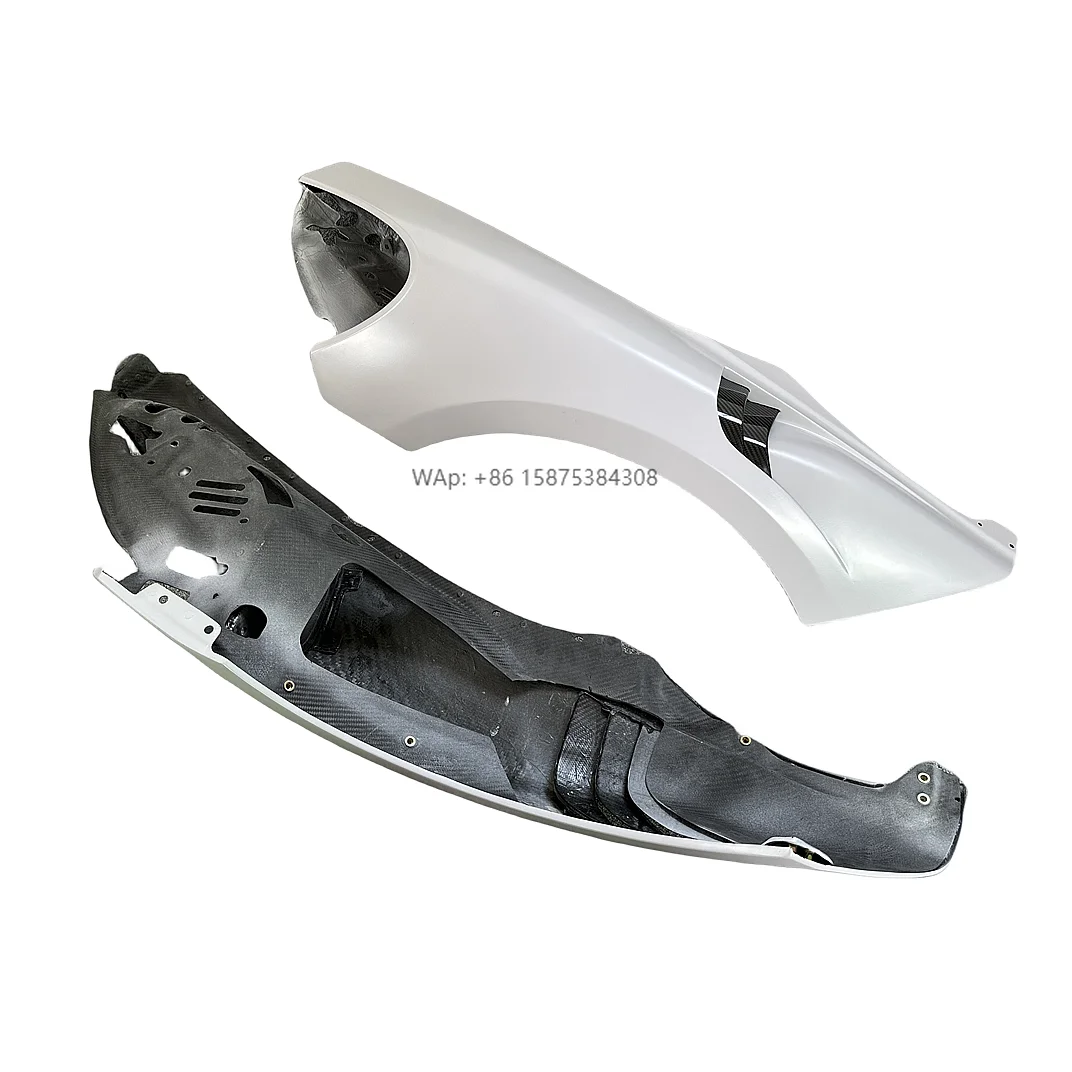 Carbon Fiber MSO Style Auto Parts Front Side Fender with Vents for Mclaren 540C 570S 600LT for Body Kit