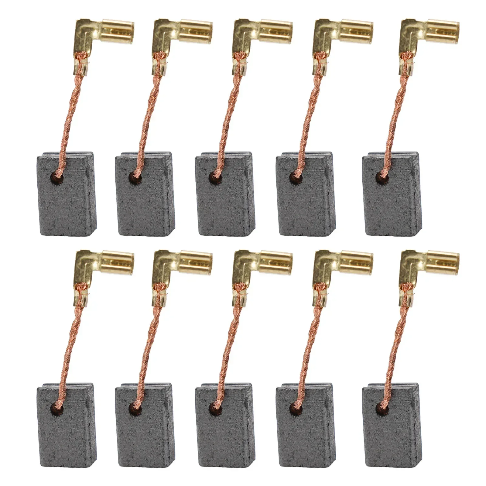 10Pcs Carbon Brushes Set Carbon & Metal For Angle Grinder CB325,CB459,CB303,CB419,CB203,CB85 Replacement Part