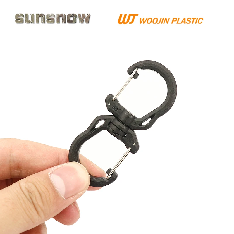 New Outdoor Sports Multifunctional Elastic Double Head Hook Bunge Key Clip Backpack Hanging Point Expansion Strap Buckle