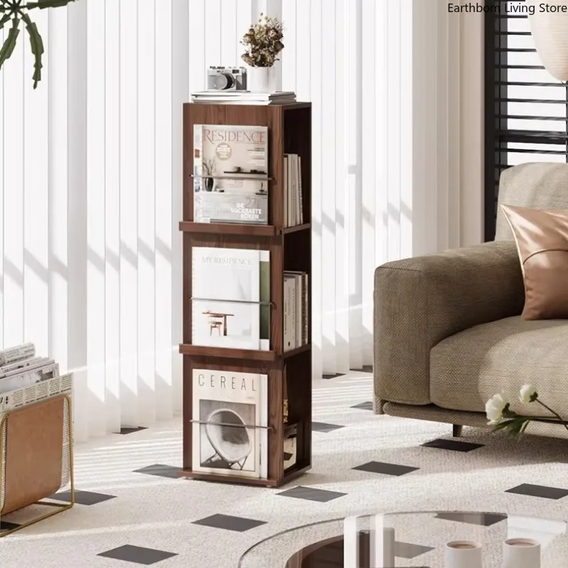 

Solid Wood Magazine Racks Floor-mounted Magazine Racks Children's Picture Book Storage Unit Office Furniture Das Magazin ZY40ZZJ