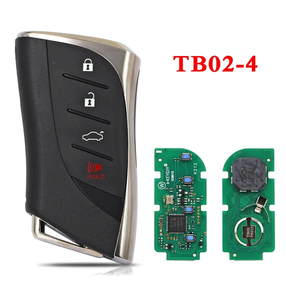 KEYDIY 8A Smart Car Key Universal KD Remote TB02-3 TB02-4 for Lexus ES300h ES350 GX460 LS500 FCCID: 0440 3410 Auto 3/4 Button