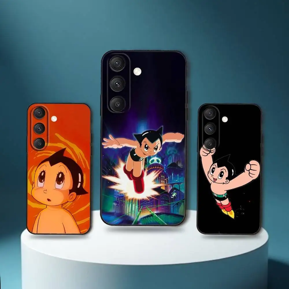 

Anime A-Astro Boy Phone Case For Samsung S25,S24,S23,S22,S21,S20,S10,Ultra,Plus,Lite,FE,Soft Silicone Black Cover