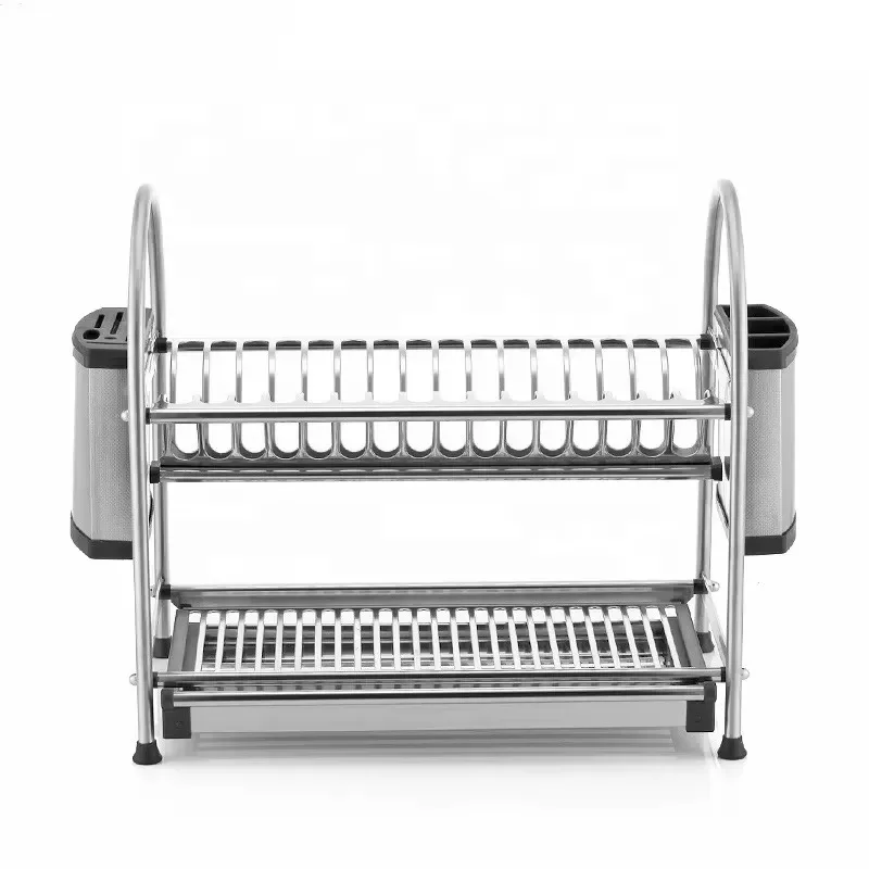 Vertical Kitchen Shelves Household Products Tableware Drying Racks Kitchen Stainless Steel Dish Racks