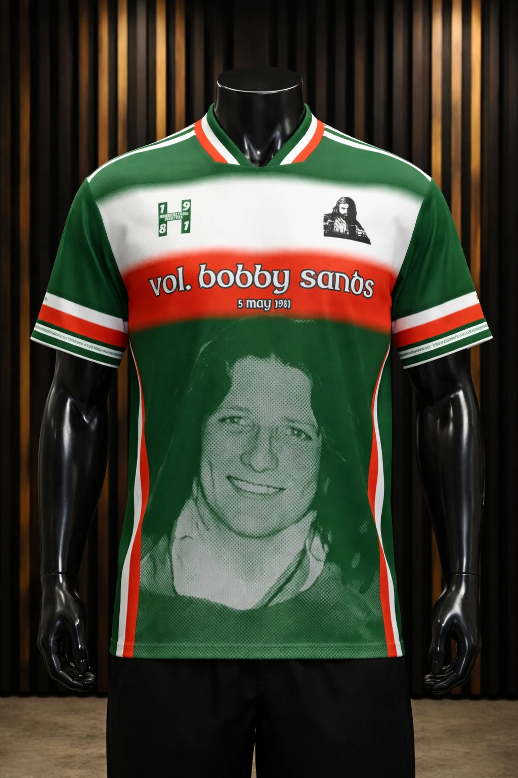 2026 Summer New Bobby Sands Commemorative Football Jersey, Family Matching T-shirt Suitable for Daily and Training Wear