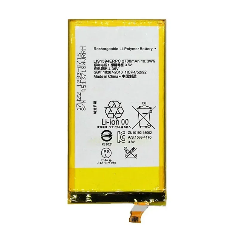 2024 New LIS1594ERPC Battery For SONY Xperia F5321 Z5C Z5 mini E5823 Z5 Compact Genuine C6 F3216 F3215 F3216Xc 2700mAh Batteries