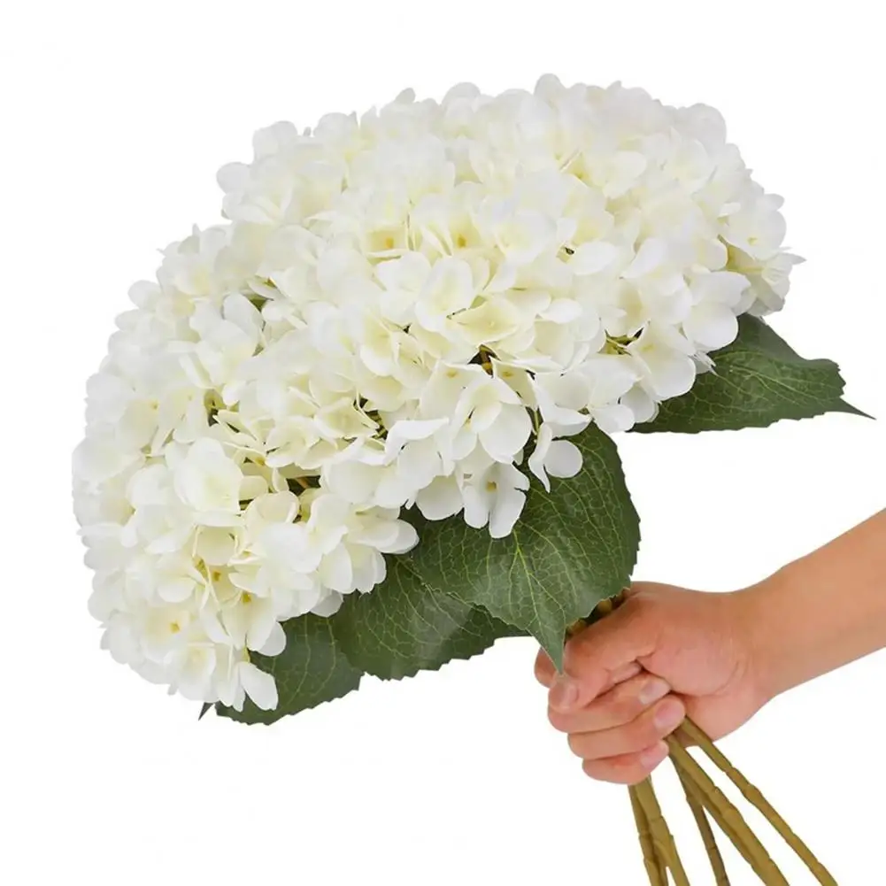 

Artificial Flower Real Touch Artificial Hydrangea Flower 27.5 Stem Faux Silk Hydrangeas for Wedding Bouquets Spring Centerpieces