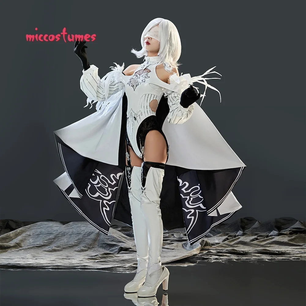 Miccostumes Women's Anime 10H Cosplay Costume Bodysuit with Pantyhose and Cape Halloween Cosplay Costumes