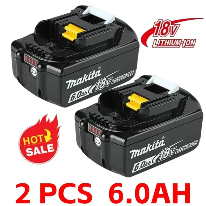 

DHL Ship 18V 6.0Ah original Makita Rechargeable Battery for BL1830 BL1830B BL1840 BL1840B BL1850 BL1850B Power Tools Battery