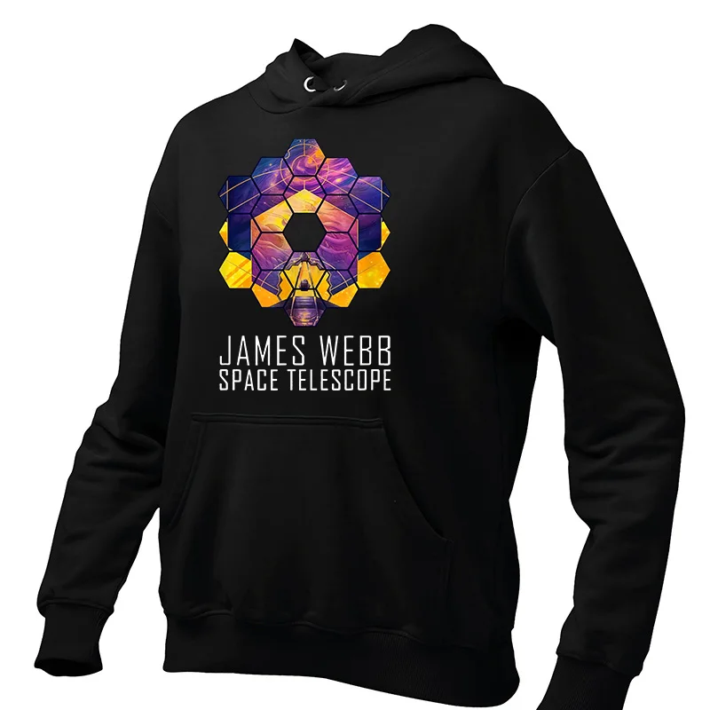 James Webb Space Telescope Logo Hoodies The JWST Exploration Funny Sweatshirt Soft Casual Pullover