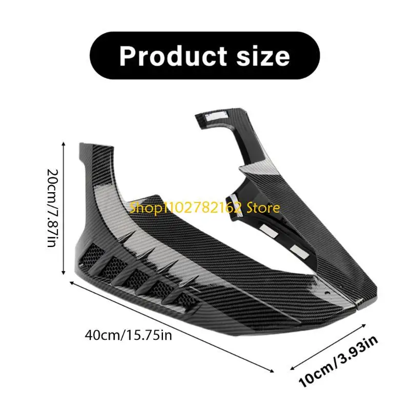 547B دراجة نارية الجبهة مؤشر غطاء خفيف من ألياف الكربون نظرة غطاء ABS المواد تحسين الرؤية تصاميم ل NMAX155