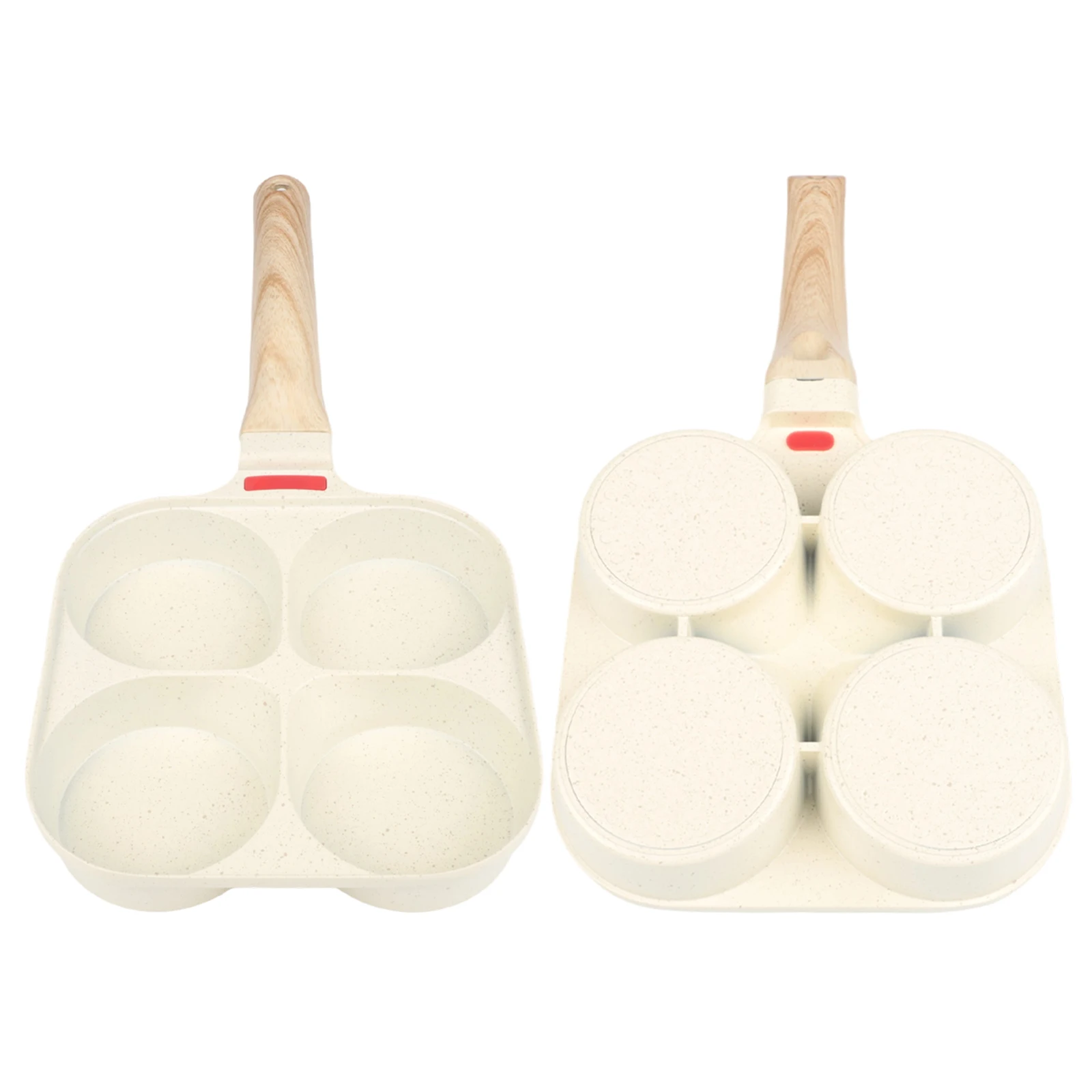 

Perfect For Breakfast 38*18*3.5cm 4-Cup Frying Pan 4 Cup Breakfast Cooking Tool Nonstick Pan Busy Mornings Essential