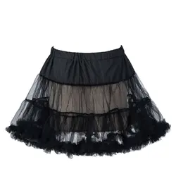 Ropa interior Retro de los años 50, enagua, tutú de Rock, negro y blanco, 2023