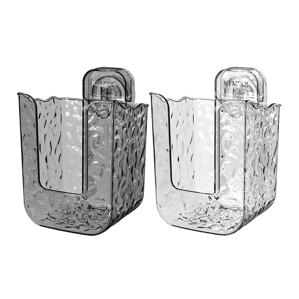 2 Pcs Toilet Wipes Box Tissue Paper Holder Bathroom Accessory Wall Hanging Holders Plastic Dispenser Storage Rack Punch Free