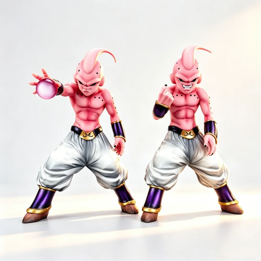 Figura de Anime Dragon Ball Z Majin Kid Buu, Good Buu de 19 cm/7.48 pulgadas, Figuras de Acción Coleccionables, Juguetes, Regalos