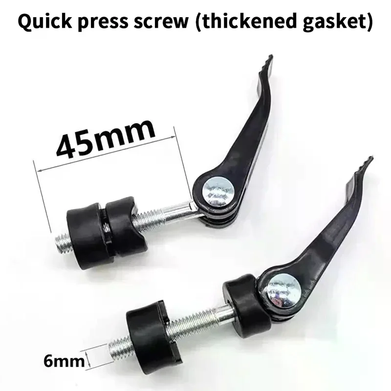 Premium 6mm Thread Lawnmower Handle Screws, Quick Press Clamp with Nut and Bolt, Push Cutter Add-ons