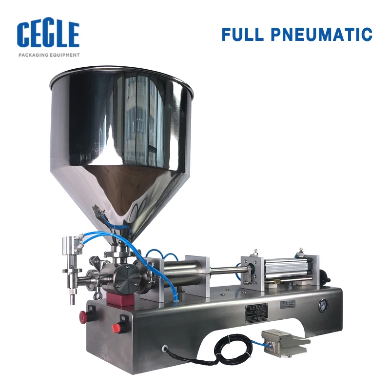 Manual Pastry Cream Filling Machine/liquid Piston Filler For Small Business