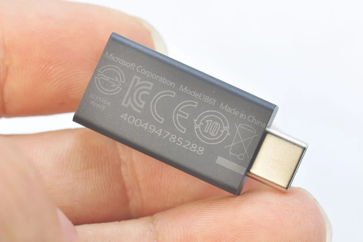 Adattatore Microsoft da USB-C a USB-A Convertitore da USB-C a USB 3.0 3.1 JTY-00005